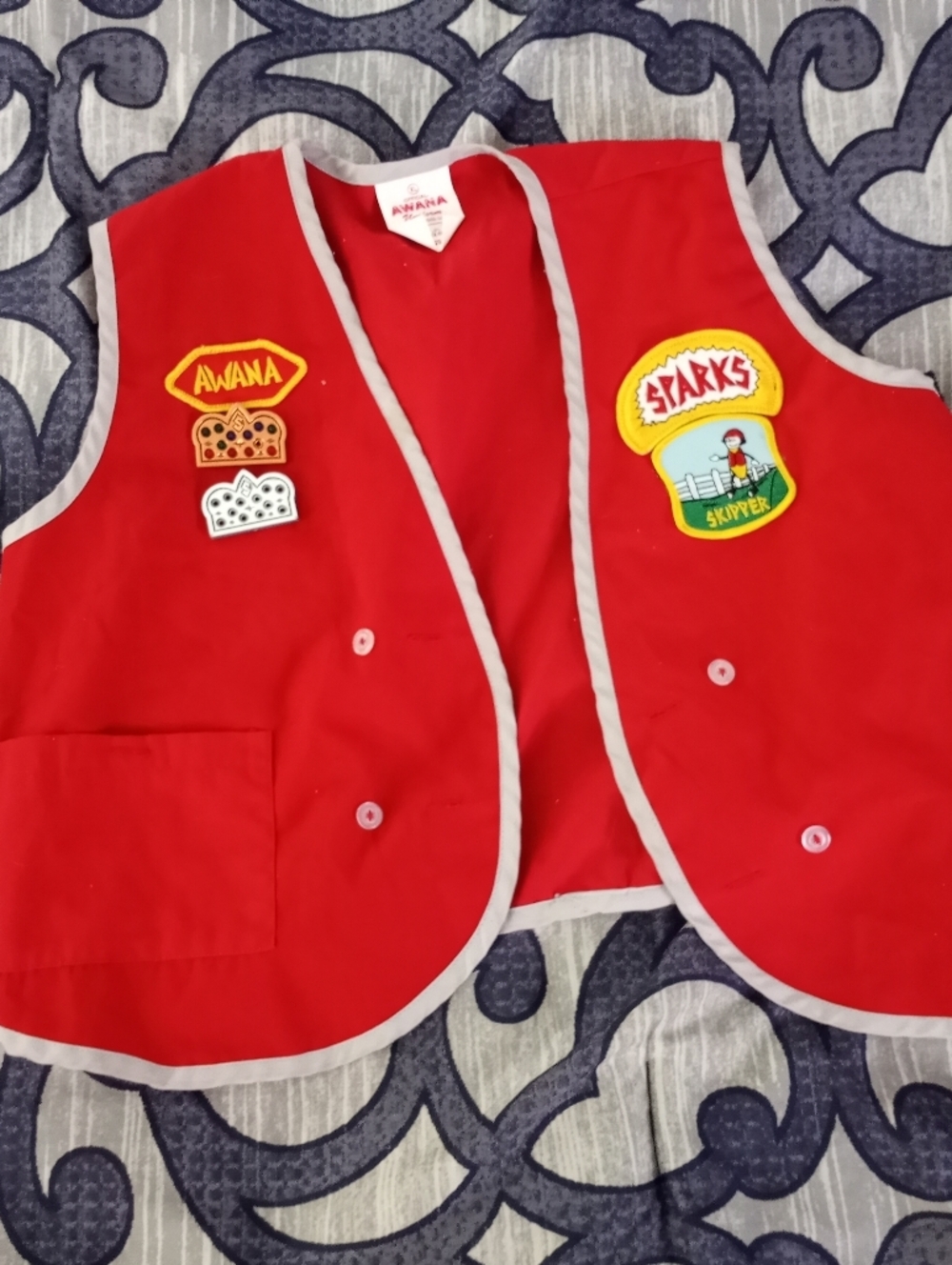 👠AWANA Sparks Uniform Vest👠